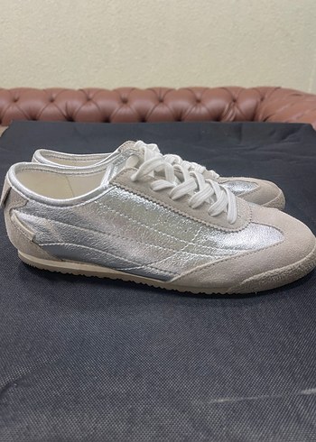 ZARA SİLVER TRAINERS SHOES - Görsel 4