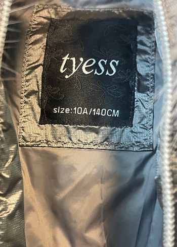 TYESS KIZ ÇOCUK GRİ KÜRKLÜ MONT - Görsel 7