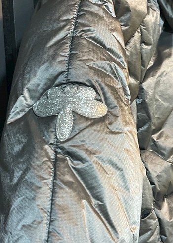 TYESS KIZ ÇOCUK GRİ KÜRKLÜ MONT - Görsel 10