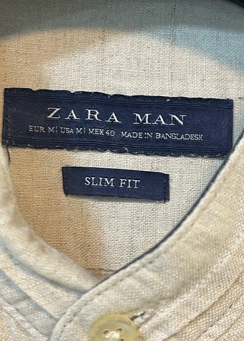 ZARA MAN KETEN GÖMLEK - Görsel 4