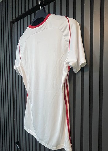 Adidas V Yaka Kısa Kollu Erkek FORMA - Görsel 7