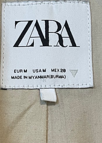 ZARA KETEN BLAZER CROP CEKET - Görsel 4