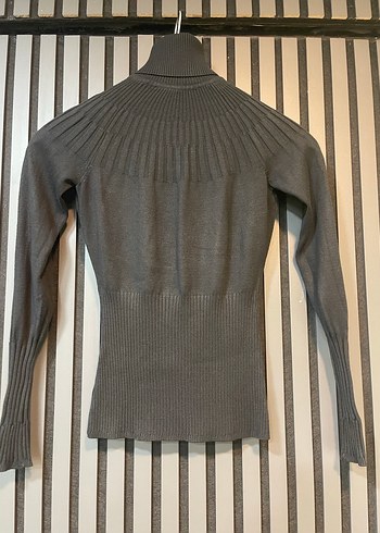 ZARA Boğazlı Triko Kazak - Görsel 5