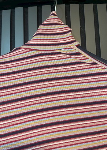 BATİK BALIKÇI YAKA TEK OMUZ BLUZ - Görsel 4