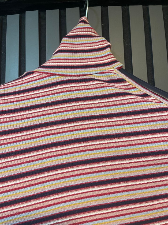 BATİK BALIKÇI YAKA TEK OMUZ BLUZ - Görsel 4