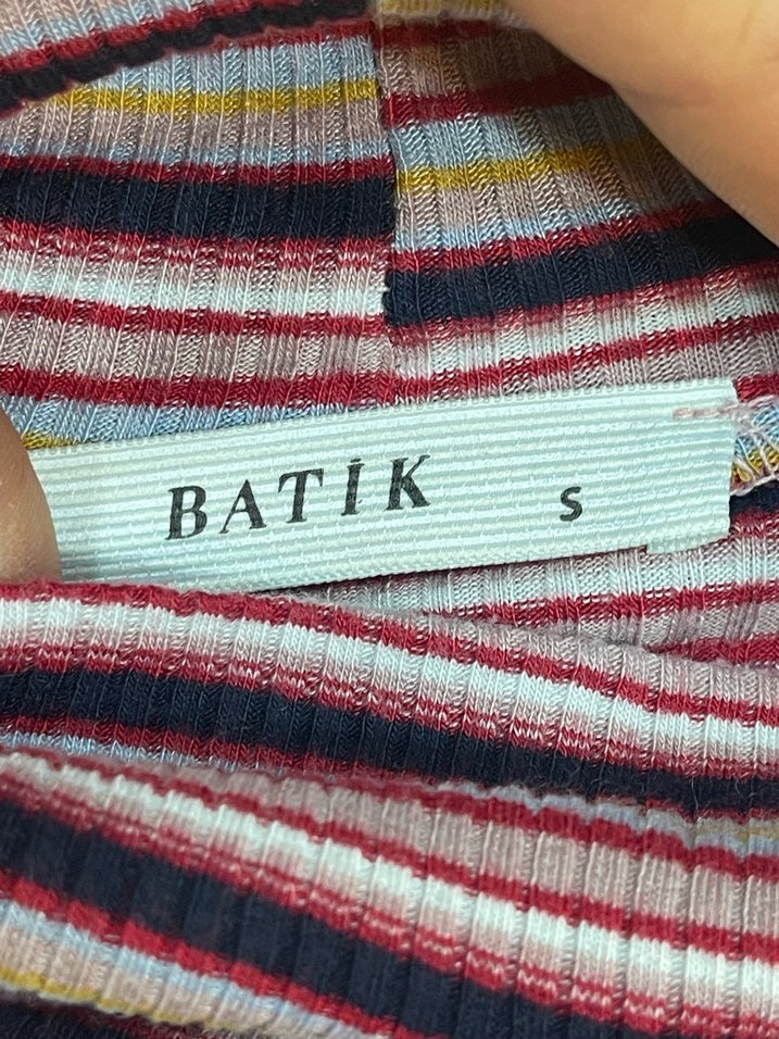 BATİK BALIKÇI YAKA TEK OMUZ BLUZ - Görsel 5