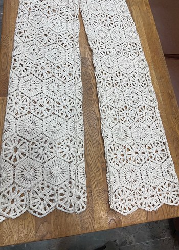 CREP WOMAN FASHİON DANTELLİ PANTALON - Görsel 5