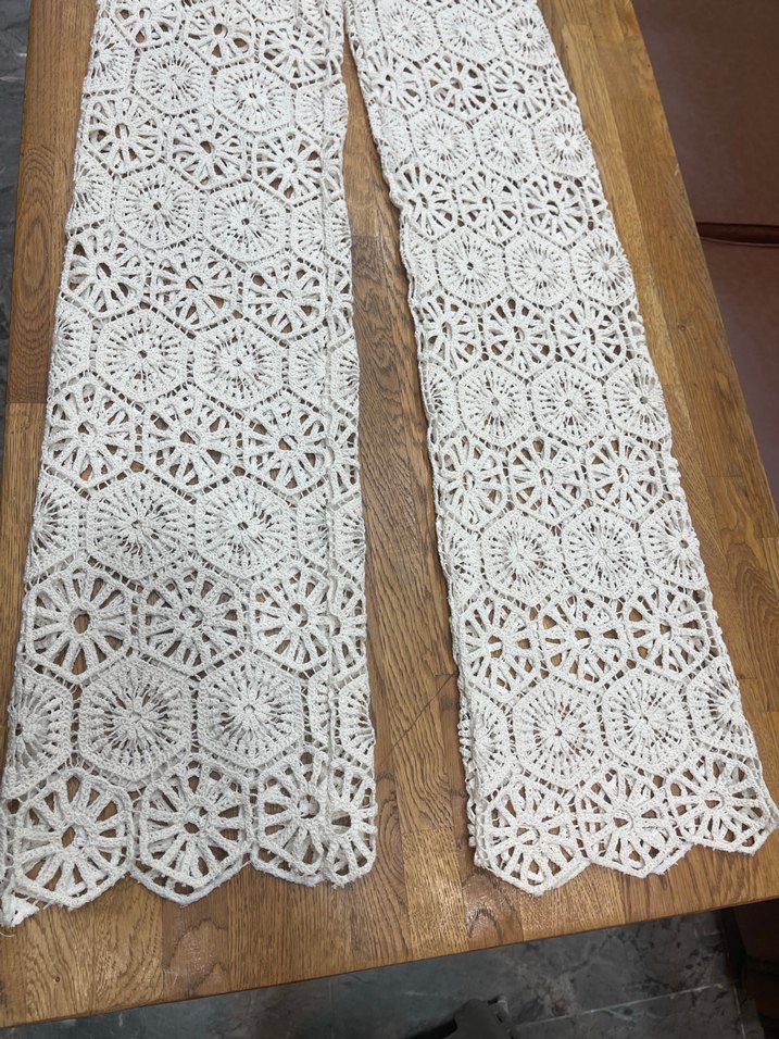 CREP WOMAN FASHİON DANTELLİ PANTALON - Görsel 5