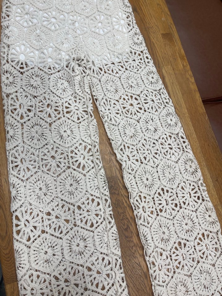 CREP WOMAN FASHİON DANTELLİ PANTALON - Görsel 4