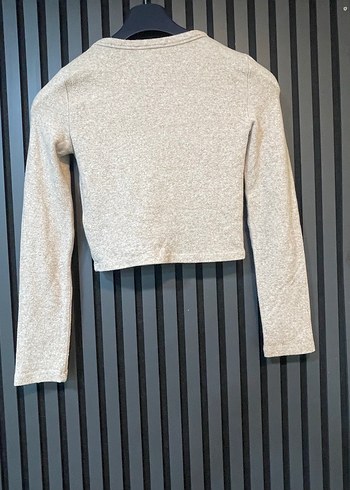 ZARA TRAFALUC CROP SWEAT - Görsel 5