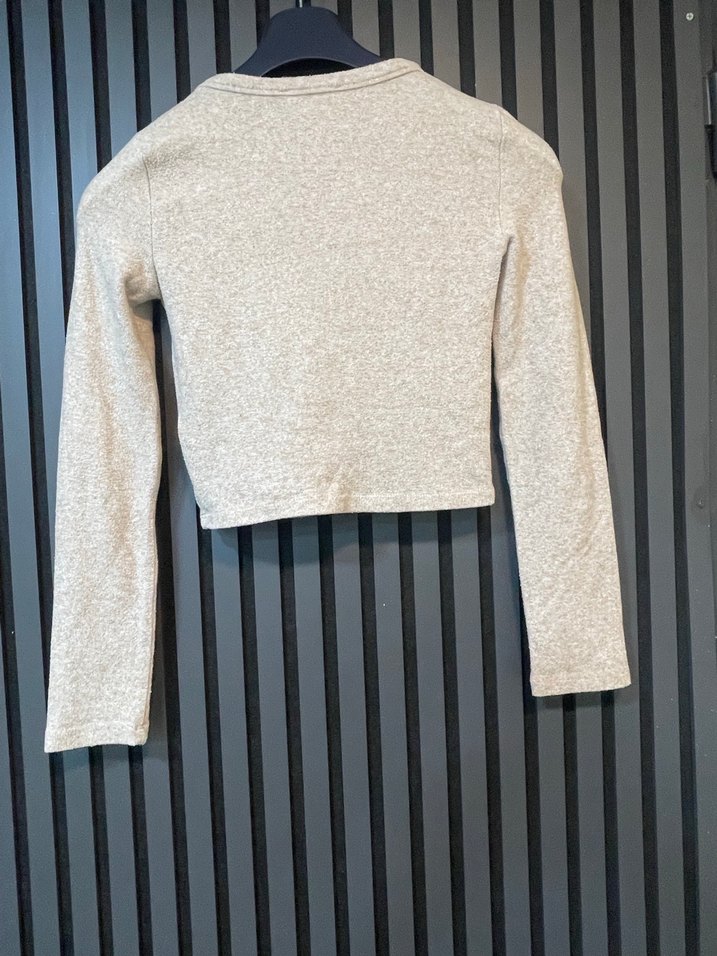 ZARA TRAFALUC CROP SWEAT - Görsel 5