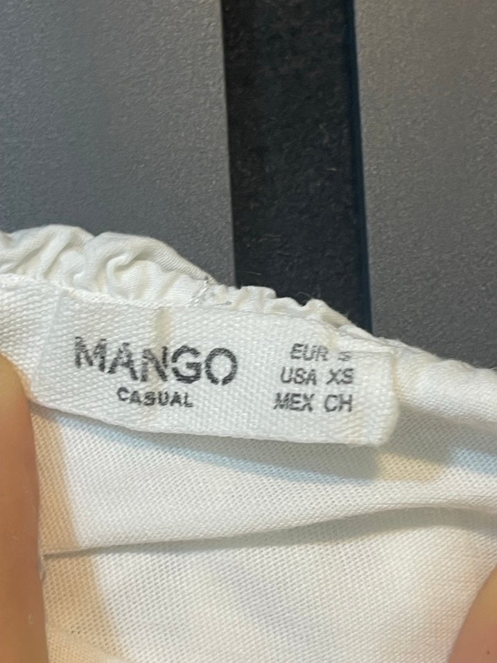 MANGO TEK OMUZLU VOLANLI BLUZ - Görsel 4