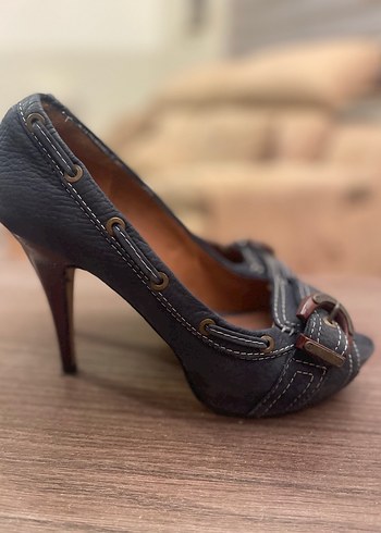 ZARA SÜET TOPUKLU AYAKKABI - Görsel 4