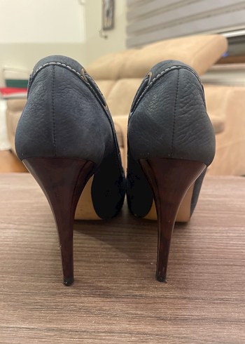 ZARA SÜET TOPUKLU AYAKKABI - Görsel 3