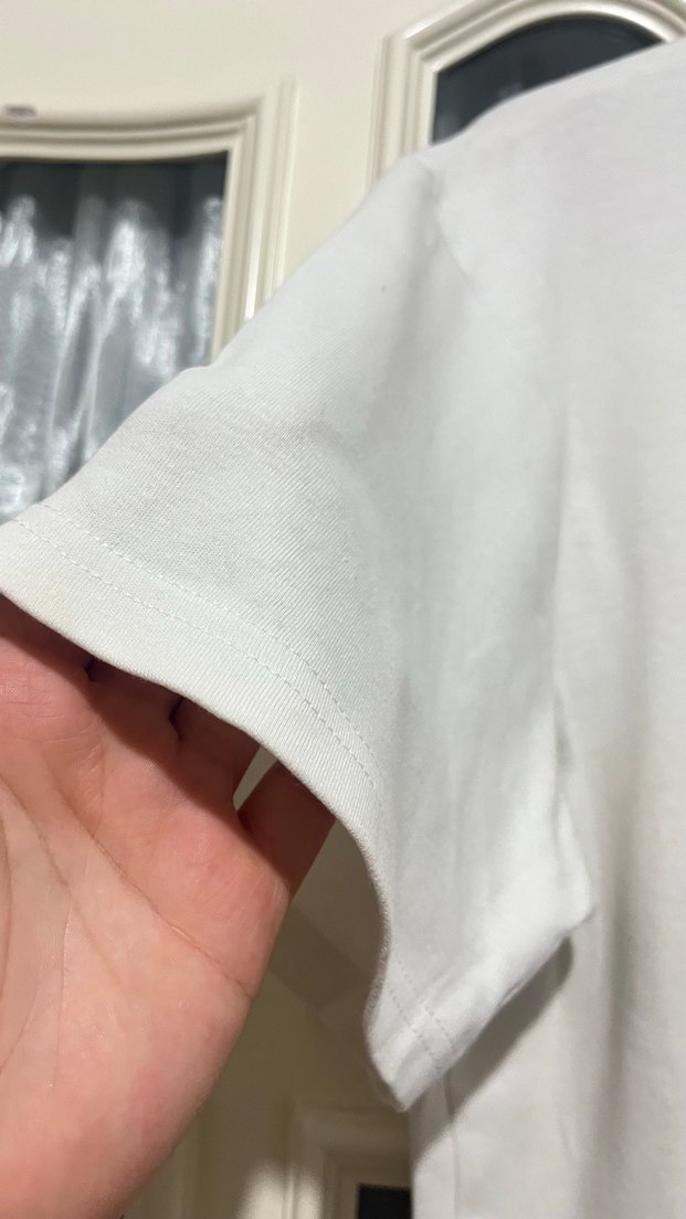 Pull and bear Beyaz Cep Detaylı Erkek Tişört - Görsel 4