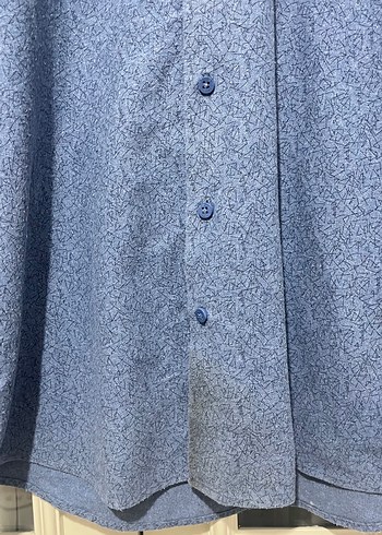 Suvari Erkek Mavi Denim Uzun Kollu Gömlek - Görsel 3