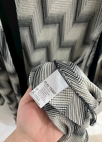 Gri Uzun Kollu Kadın İnce Tunik - Görsel 3