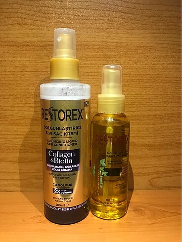 Restorex Sıvı Saç Kremi + Restorex Saç Bakım Yağı