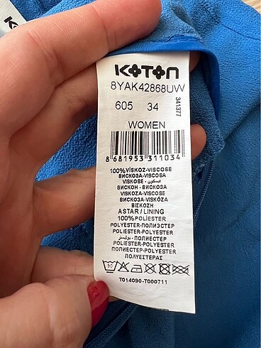 34 Beden Koton Pantolon