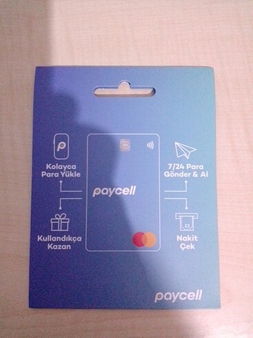 PAYCELL MAVİ TEMASSIZ KART