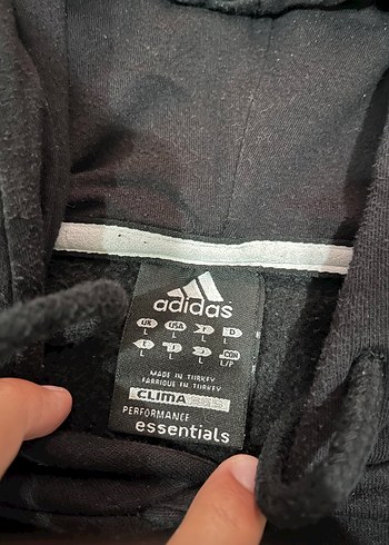 Adidas Adidas Siyah Kapüşonlu Sweatshirt