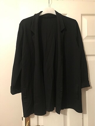 Siyah Triko blazer ceket