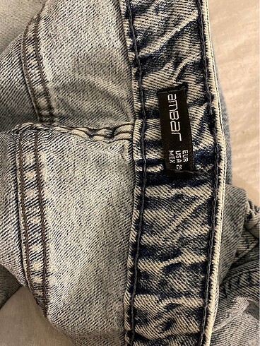 Yırtık pantolon bol paça - Görsel 2