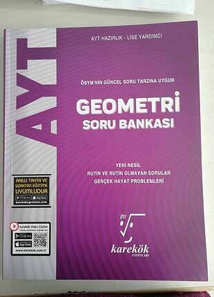 Karekök ayt geometri soru bankası