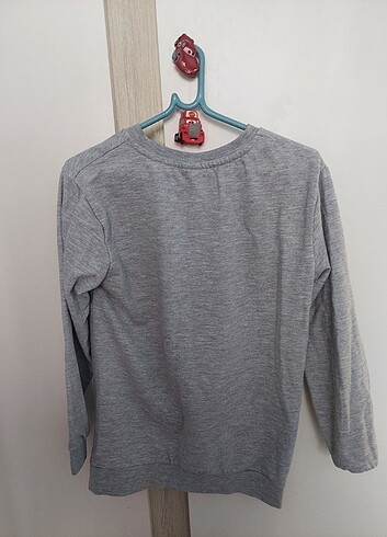 LC Waikiki yılbaşı temalı gri Sweatshirt