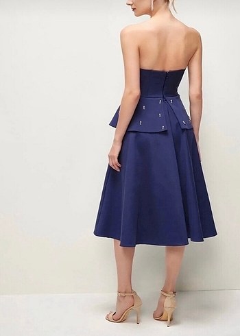 Midi abiye elbise - Görsel 2