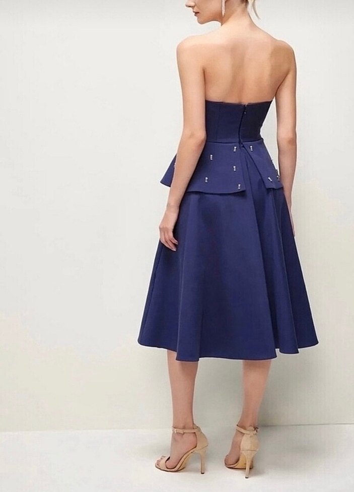 Midi abiye elbise - Görsel 2