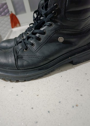 Siyah Erkek Bağcıklar - Grunge Punk Tarzı - Görsel 5