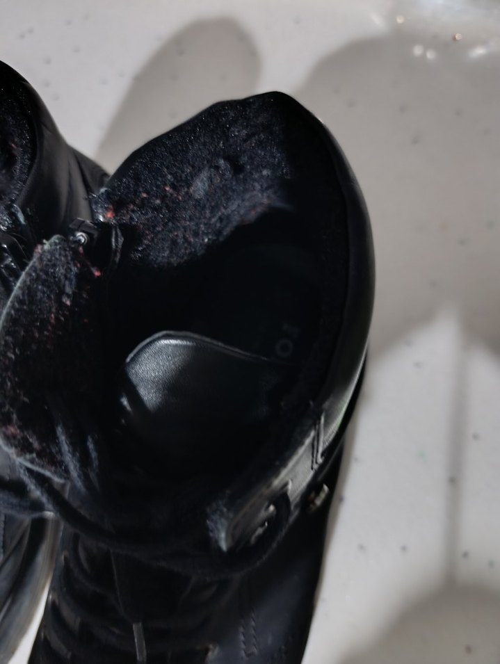 Siyah Erkek Bağcıklar - Grunge Punk Tarzı - Görsel 4