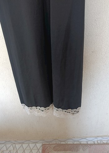 Diğer Düğmeli Siyah Uzun Kollu Gotik Elbise