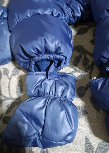 Mavi Erkek Bebek Kürklü Tulum - Görsel 10