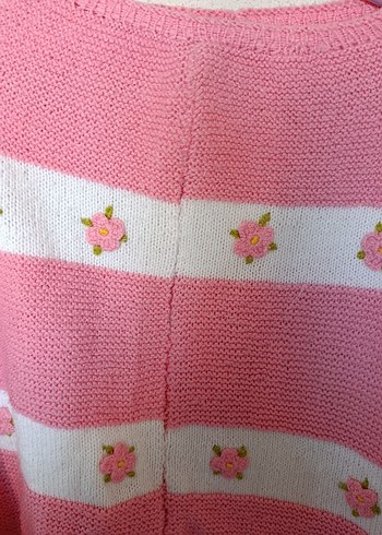 Pembe Nakışlı Bohem Kız Panço - Görsel 10