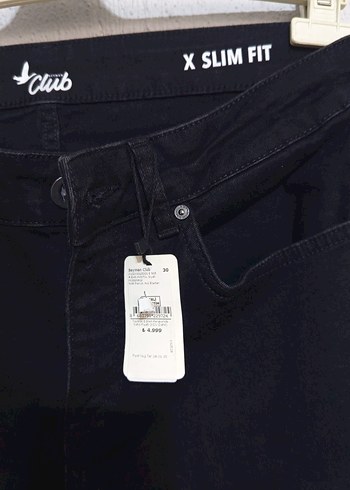 Siyah Regular Fit erkek Pantolon - Görsel 3