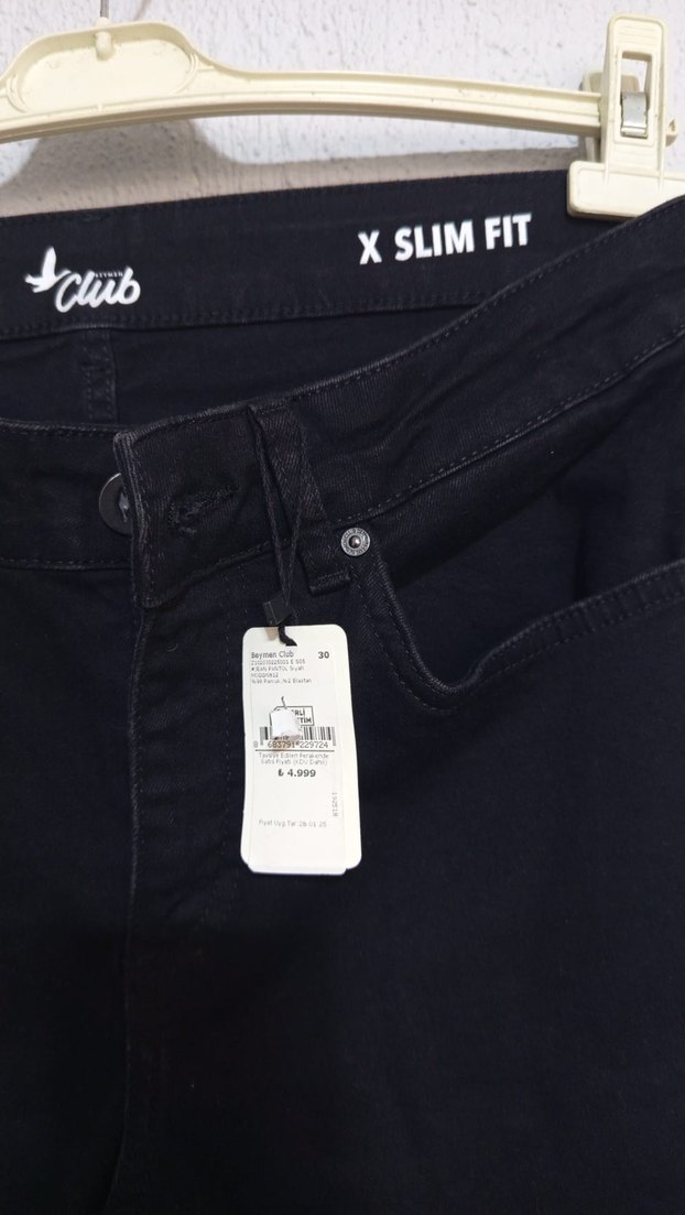 Siyah Regular Fit erkek Pantolon - Görsel 3