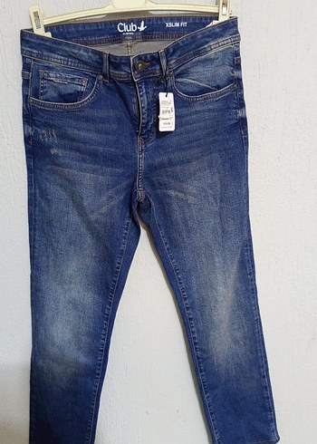 ClubJ Lacivert erkek Denim Pantolon - Görsel 4