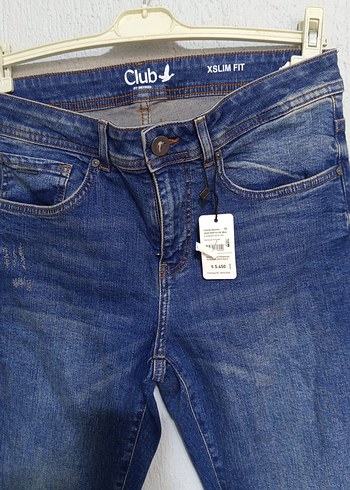 ClubJ Lacivert erkek Denim Pantolon - Görsel 6