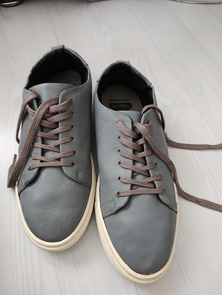 Gri Minimalist Erkek Bağcık - Görsel 3