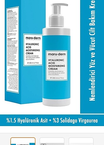 Maru derm nemlendirici krem 