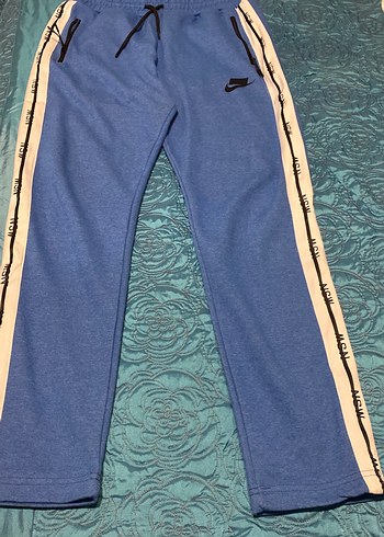 Nike Mavi Yan Şeritli Eşofman Altı - Görsel 5