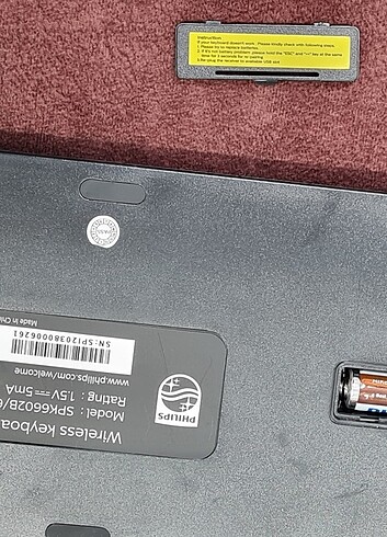 Philips kablosuz klavye - Görsel 5