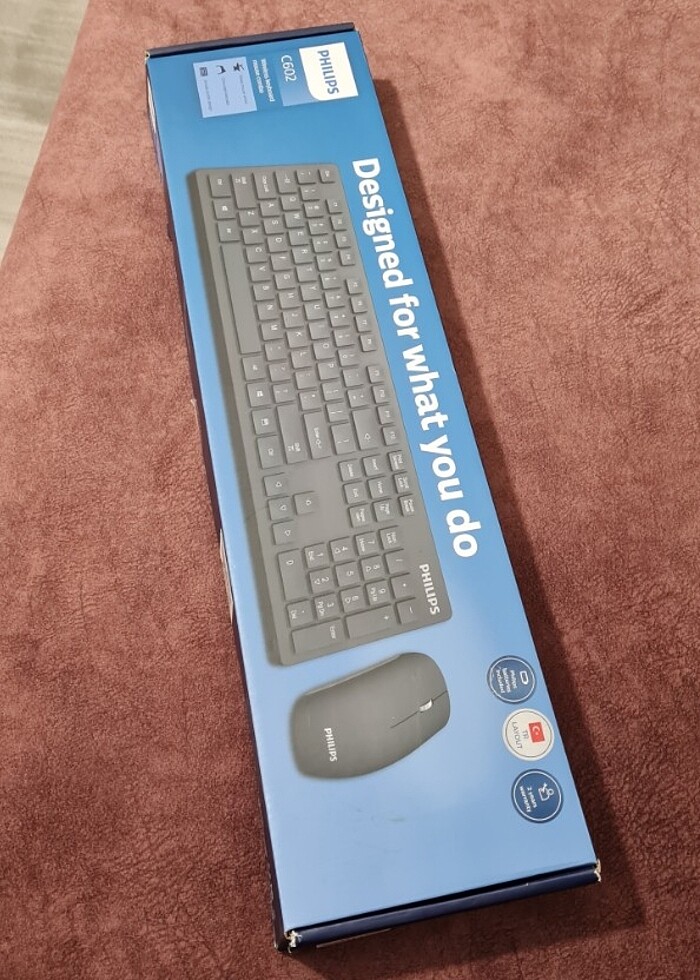Philips kablosuz klavye - Görsel 2