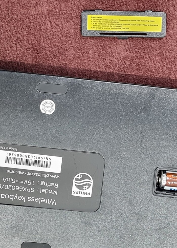 Philips kablosuz klavye - Görsel 5