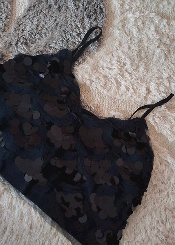 Zara Siyah Mini Büstiyer - Görsel 2