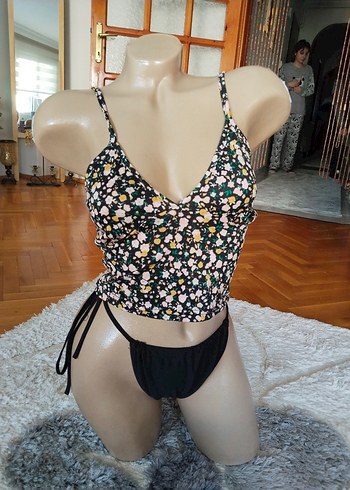 Çiçek Desenli büstiyer - Görsel 3