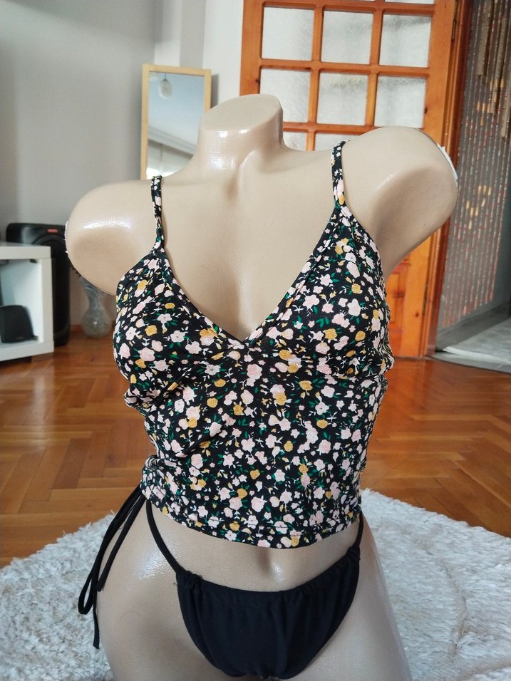 Çiçek Desenli büstiyer - Görsel 2