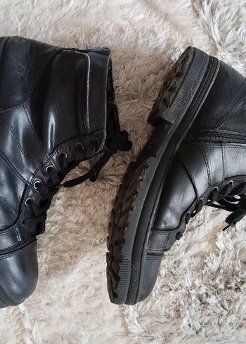 Lumberjack Siyah Bağcıklı Erkek deri Bot - Görsel 5